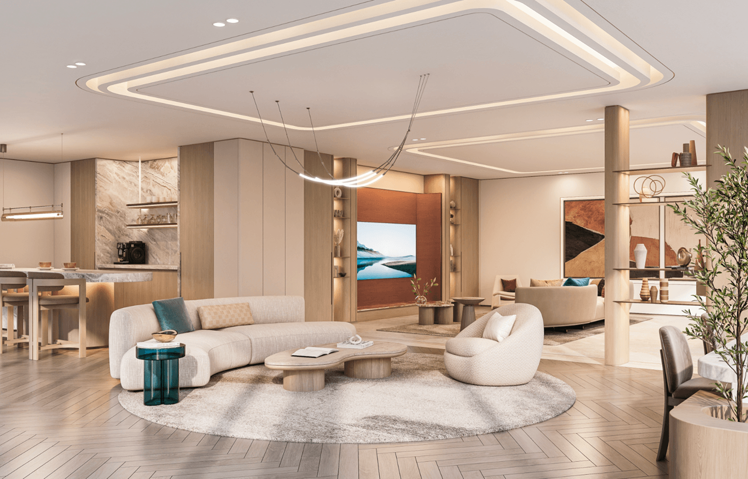 Dubai Islands interior render
