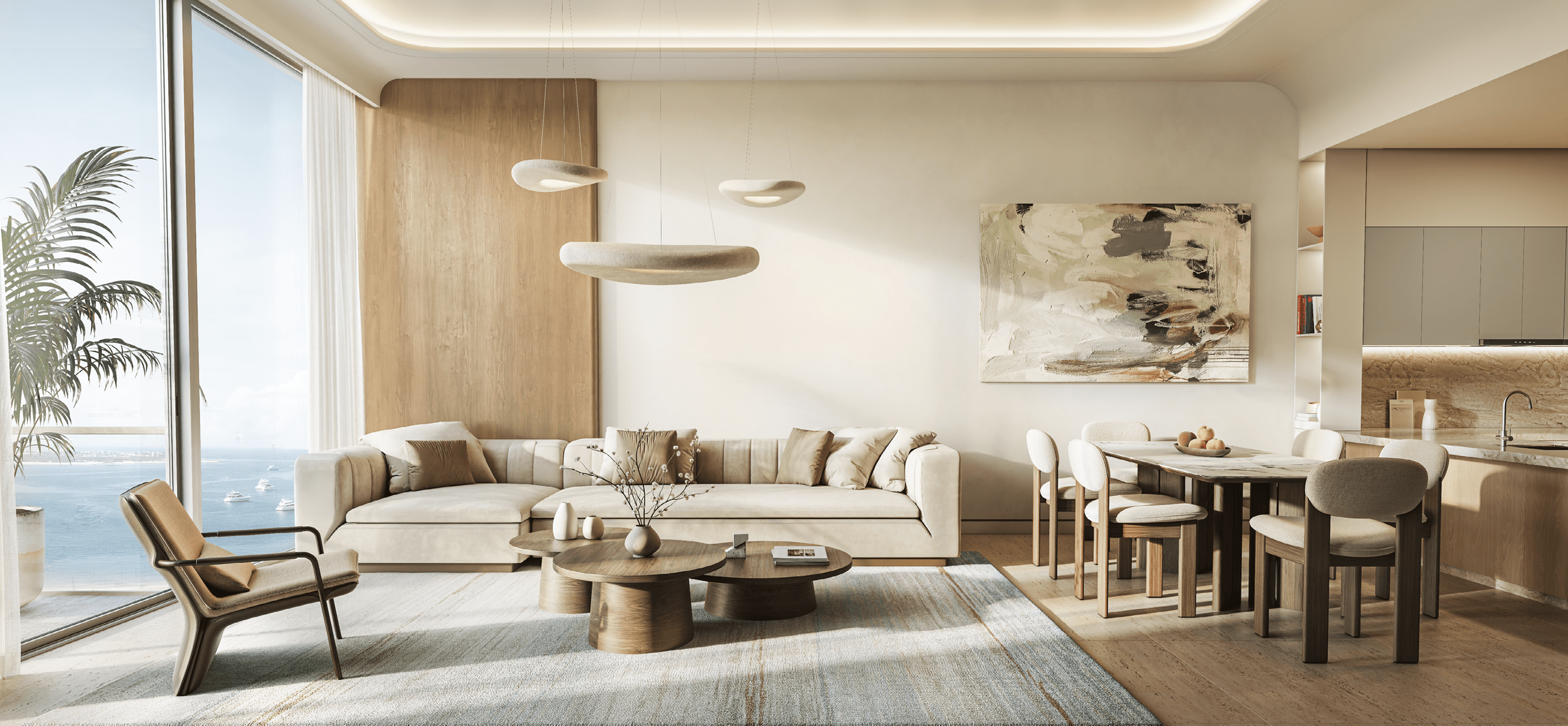 1 Bedroom Living Room & Dining