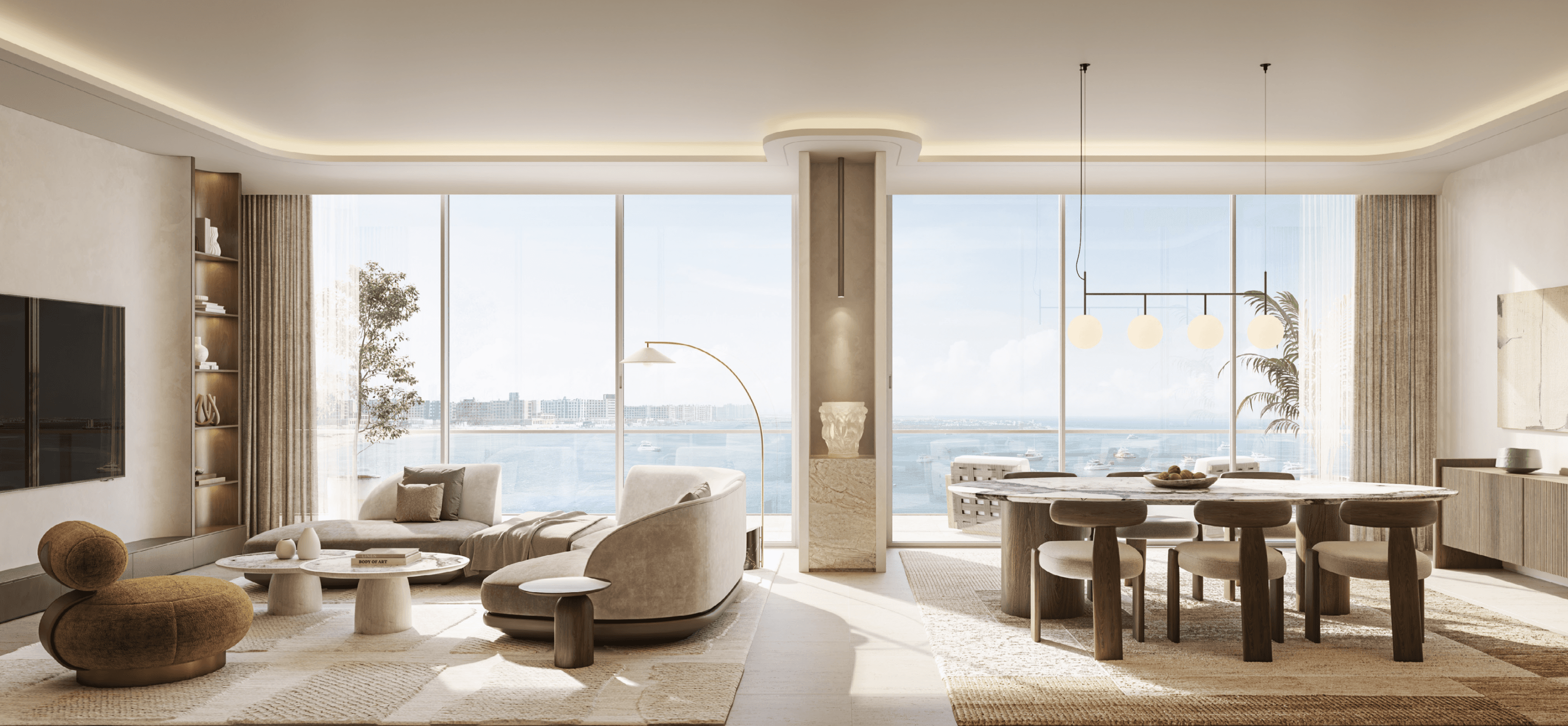 2 BEDROOM LIVING ROOM & DINING