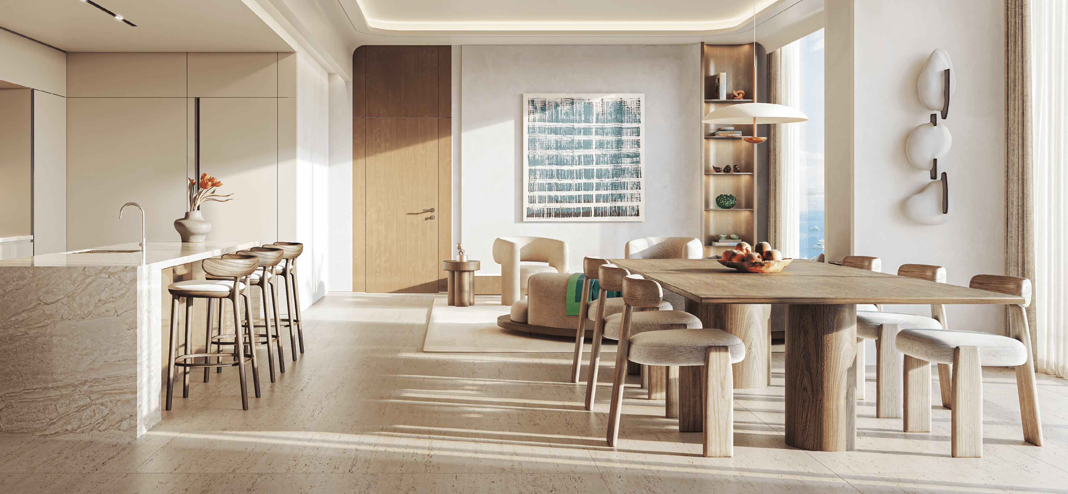 2 BEDROOM KITCHEN & DINING ROOM