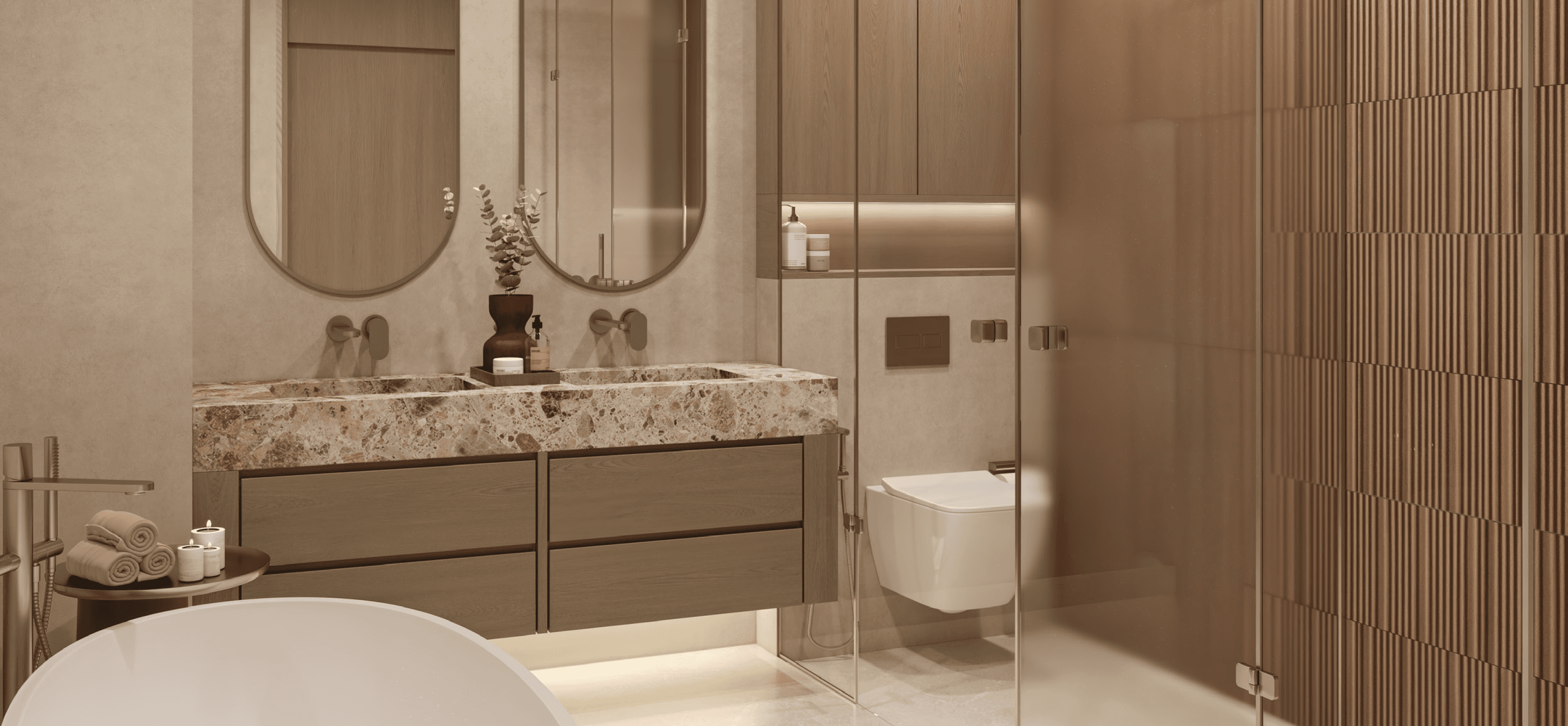 THE BATHROOMS